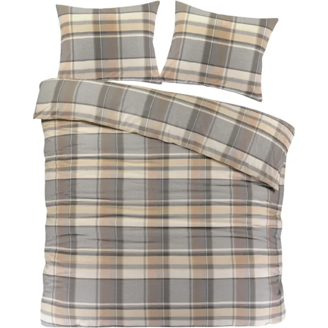 Day Dream Bram - Dekbedovertrek - Lits-jumeaux - 240 x 200/220 - Grijs