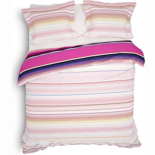 Heckett & Lane Heckettlane Alena - Dekbedovertrek - 2 kussenslopen - Flamble Pink Flambe Pink