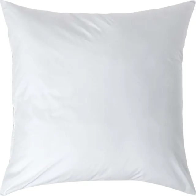 Homescapes Kussensloop 80x80 cm – Wit – 100% Egyptisch Perkal Katoen – 200 TC