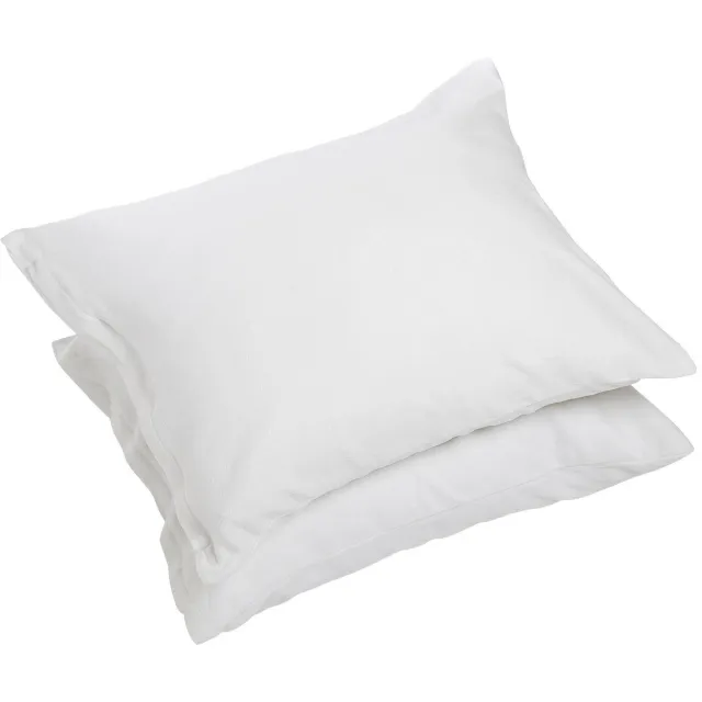 NOUS Living molton stretch kussenslopen wit