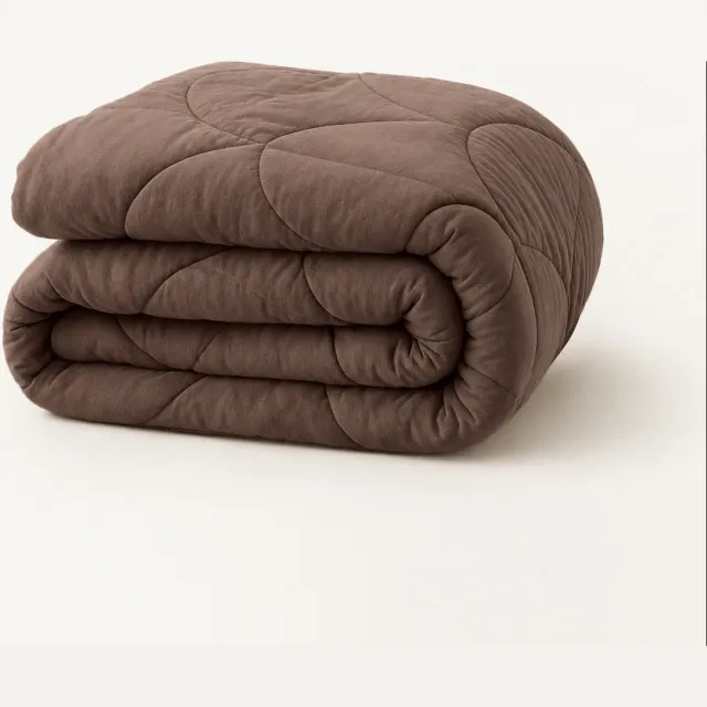 Y-not® YNOT Dreambed - Velvet Chocolate - 240x200 - Lits Jumeaux - Dekbed Zonder Overtrek - Wasbaar Hoesloos Dekbed - 30 dagen proefslapen - Dekbed met vaste overtrek