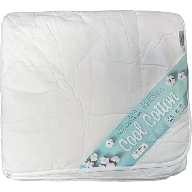 Wellbed Dekbed - Wellbed Summer - Cool Cotton - 200x200cm - Anti Allergie wit