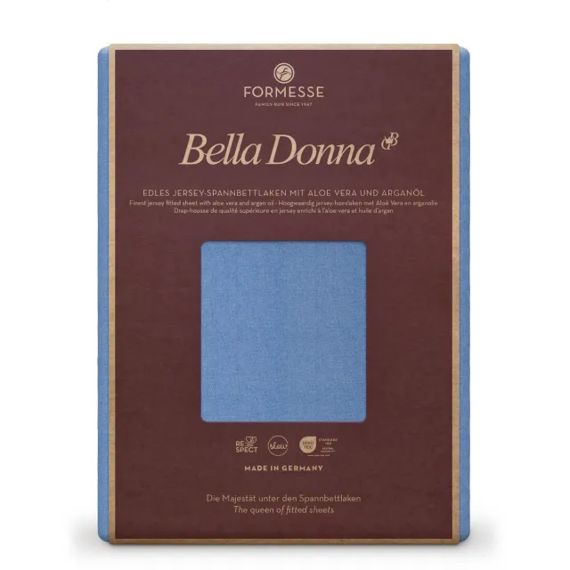 Bella Donna Alto Boxspringhoeslaken Lits-Jumeaux XL jeansblauw-0211 200x220-200x240