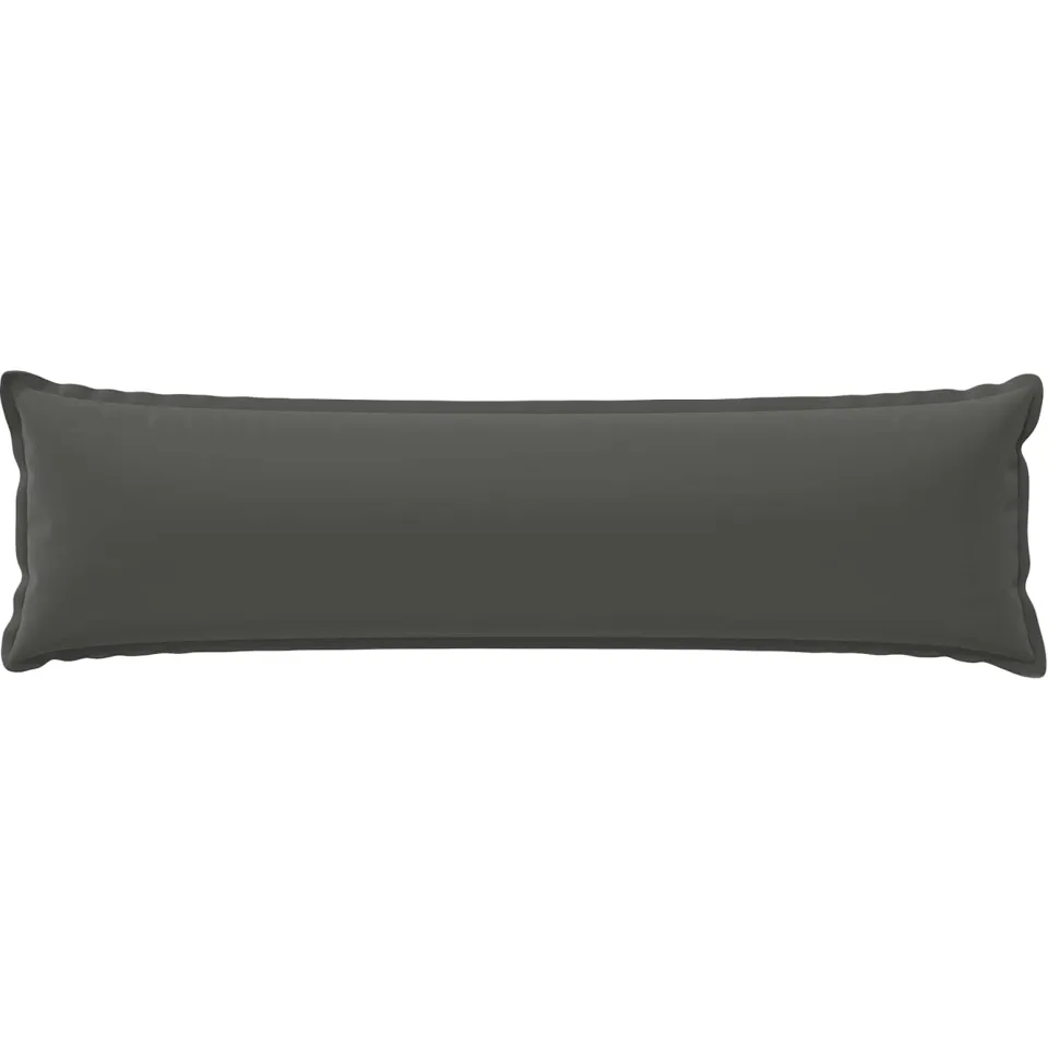 vidaXL Kussensloop HOUTEN Antraciet 40 x 145 cm Polyester, foto 4