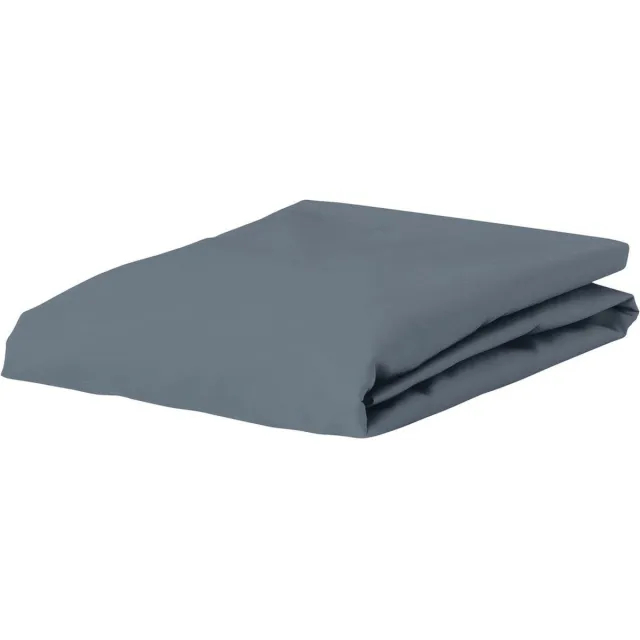 Essenza The Perfect Organic Jersey Hoeslaken Denim Blue - 90-100 x 200-220 cm