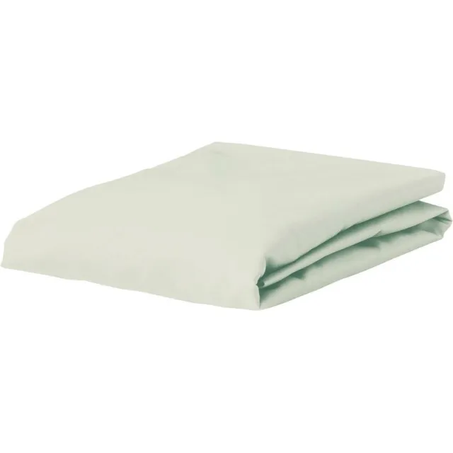 Essenza Premium Percale Hoeslaken Oyster - 80x200 cm