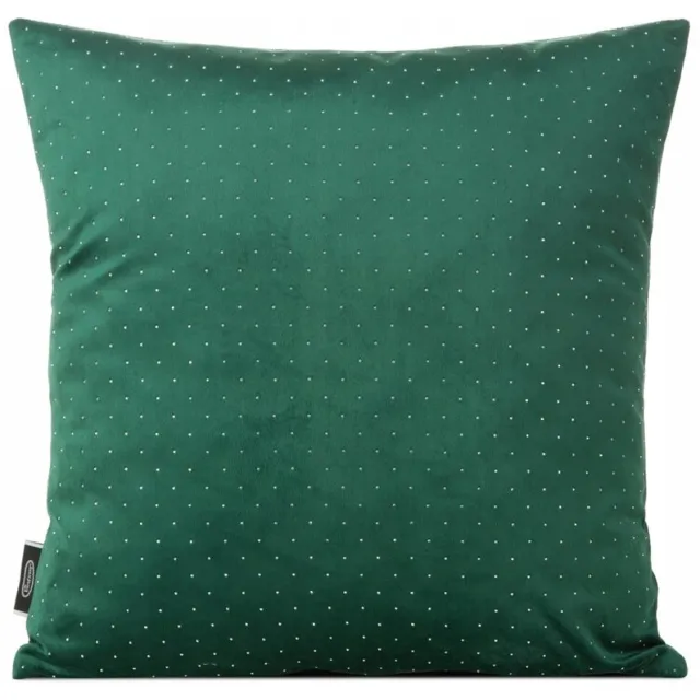 Eurofirany Decoratieve Kussenhoes Ariadna 45x45cm Donkergroen Velours