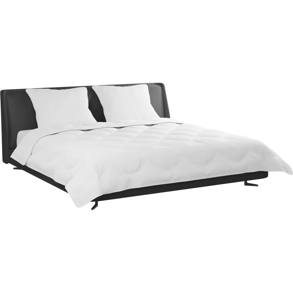 vidaXL Zomer Dekbed met kussen 3 st Wit Microvezel, foto 2