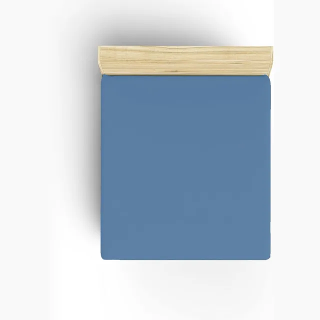 Asir Ranforce Super King Hoeslaken - Blauw - 180 x 230 cm - 100% Katoen