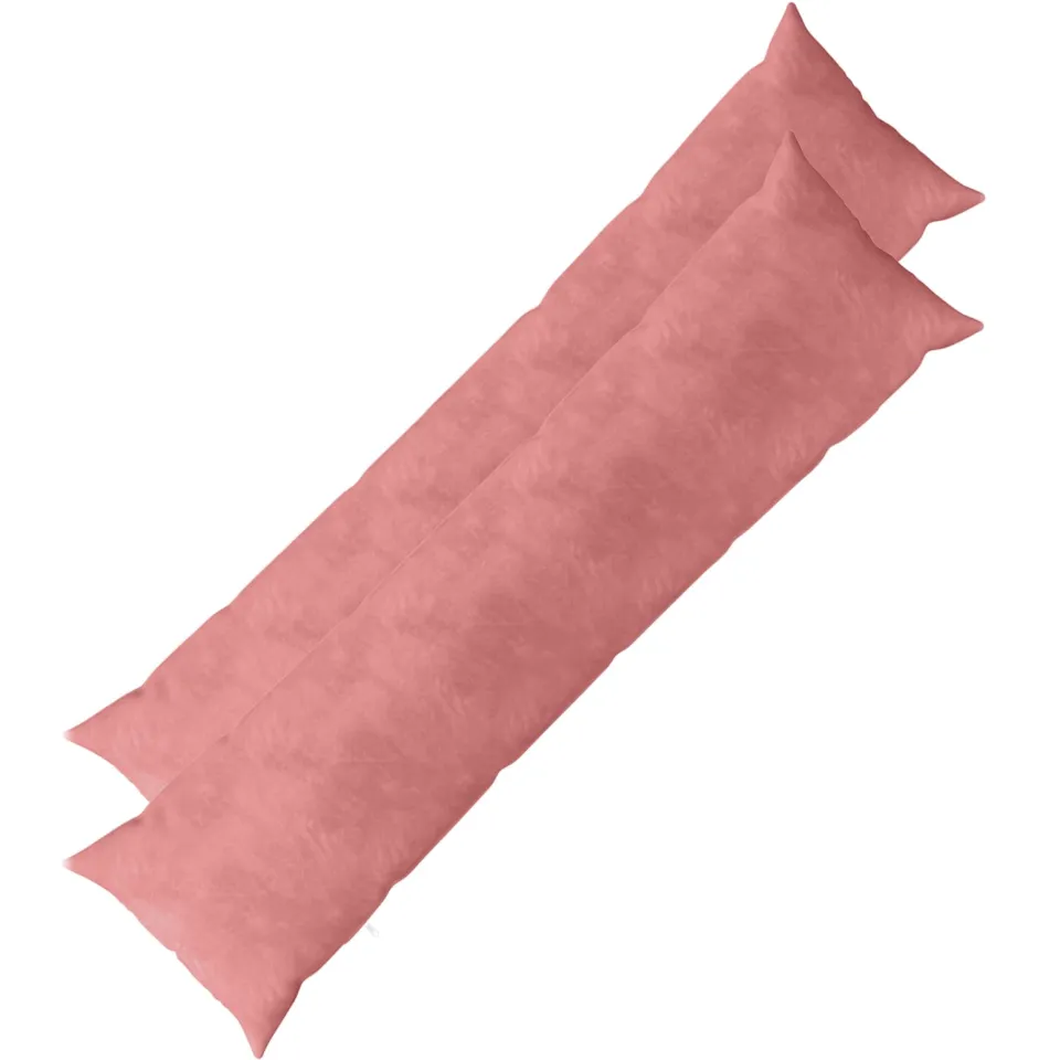 vidaXL Kussensloop 2 st HEERLEN Roze 40 x 145 cm fluweel, foto 3