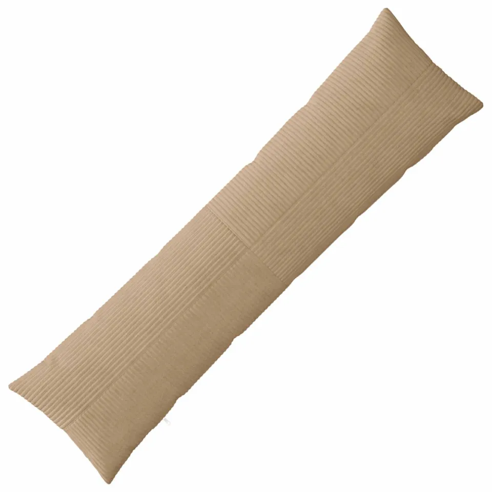 vidaXL Kussensloop ALMELO Bruin 40 x 145 cm corduroy, foto 3