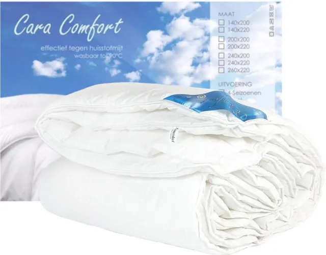 Cara Comfort 4-Seizoenen Dekbed - Tweepersoons - 200x200 cm Wit