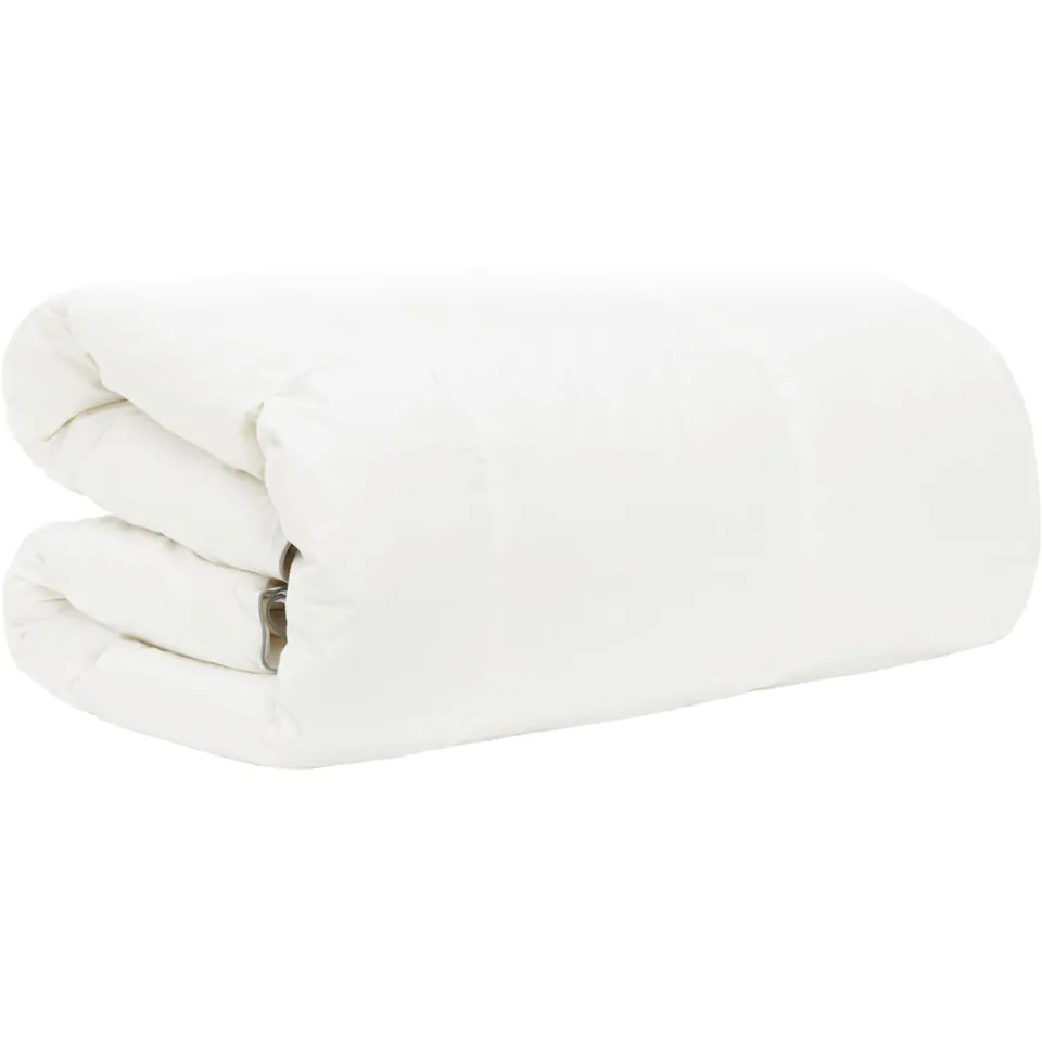 vidaXL Dekbed 135x220 cm 4 seizoenen 200+300 GSM Australisch Wol Wit, foto 4