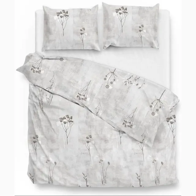 Zo! Home ZoHome Caiden Dekbedovertrek - Litsjumeaux - 240x200/220 cm - Light Grey