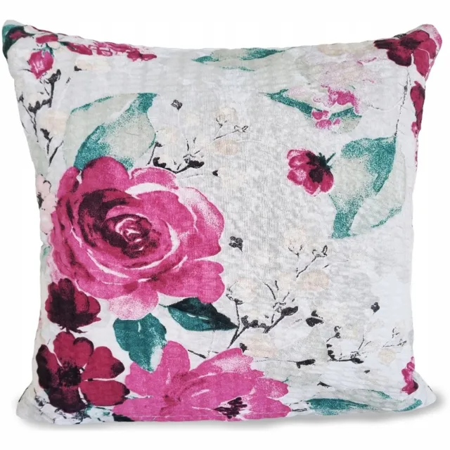 Fan Kussensloop Kora 50x60cm - Witte Rozen Acquerel