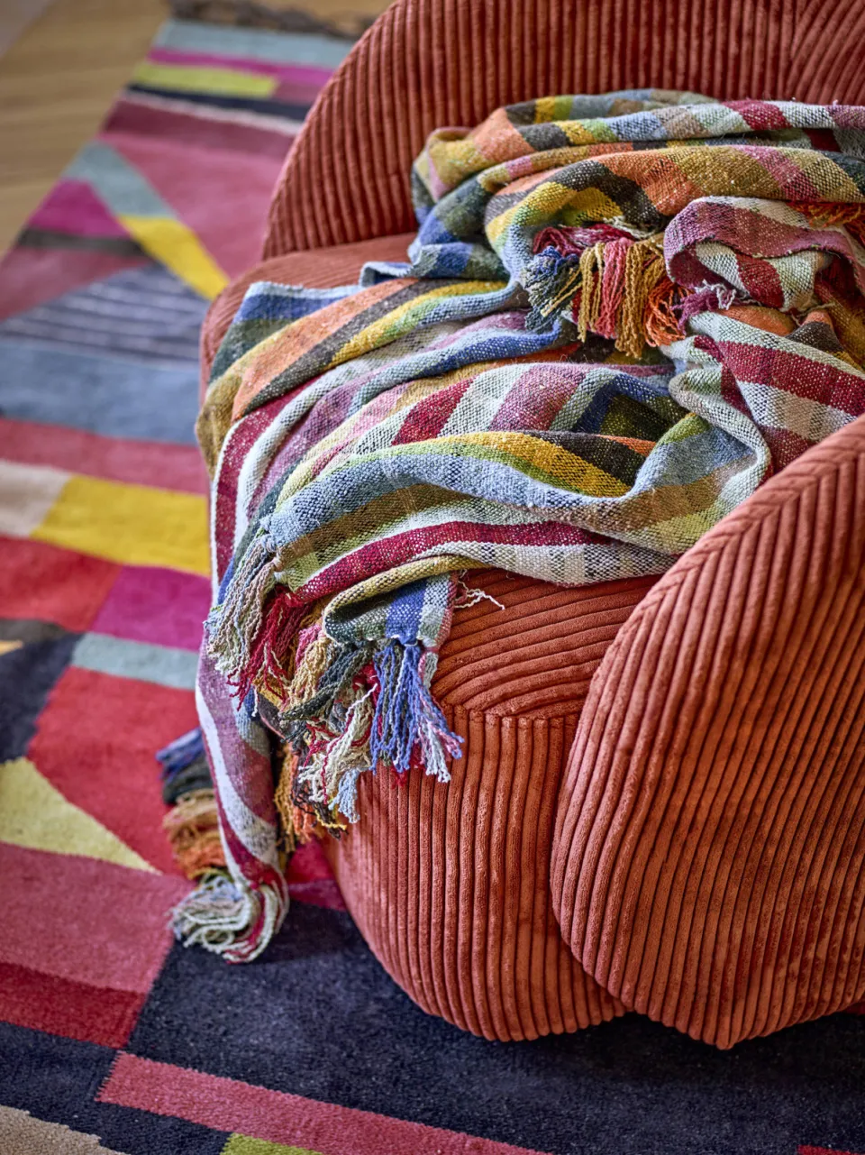 Bloomingville Elmy plaid meerkleurig multi, foto 3