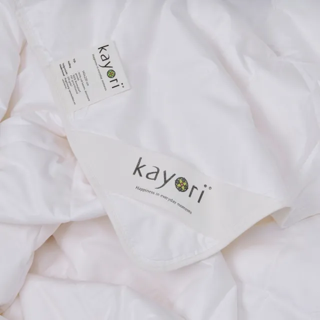kayori Akashi Zomerdekbed Katoen - 140x220 - 100% Katoen - Ademend & Vochtregulerend - Nederlandse Productie Wit