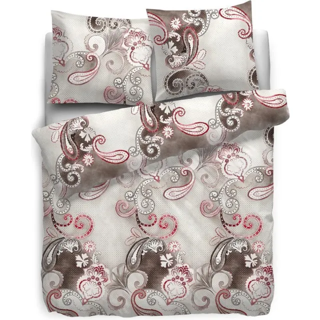 Heckettlane HNL Pure Cotton Lillian Dekbedovertrek - Eenpersoons - 135x200 + 80x80 cm - Wit