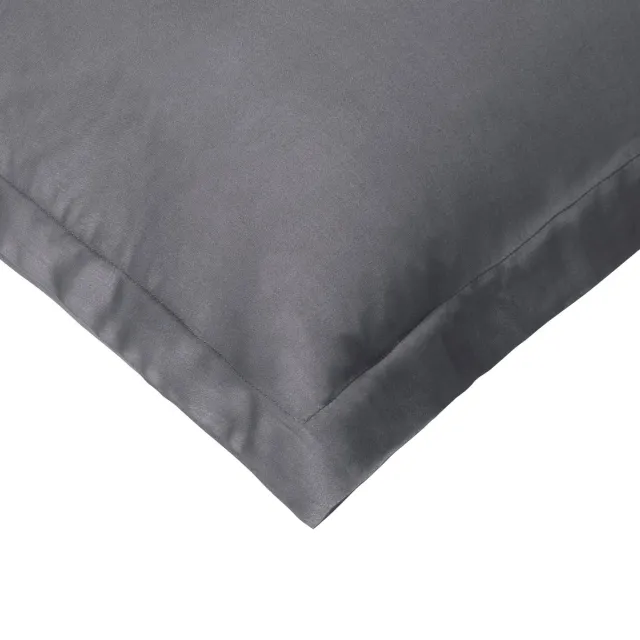 TEMPUR Home by TEMPUR® kussensloop 60 x 50 cm – Antraciet – Zijdezacht Bamboe – Strijkvrij – Geschikt Voor Droger