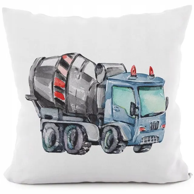 Markizeta Decoratieve Kussenhoes Betonmixer 40x40 cm - Zacht Velvet meerkleurig