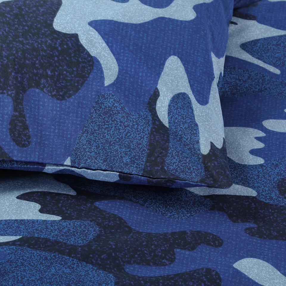 NOUS Kids Camo dekbedovertrek blauw, foto 3