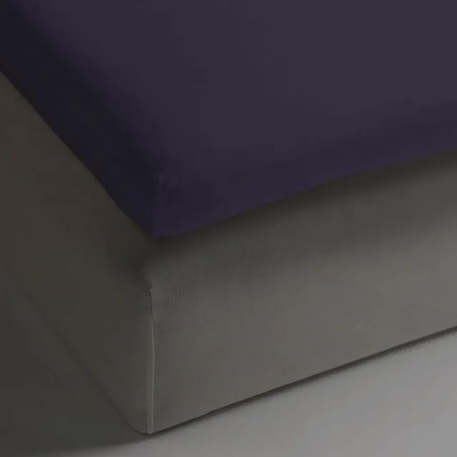 Heckettlane HnL Living - Hoeslaken - Topper - Jersey - 80/90 x 210/220 cm - Paars