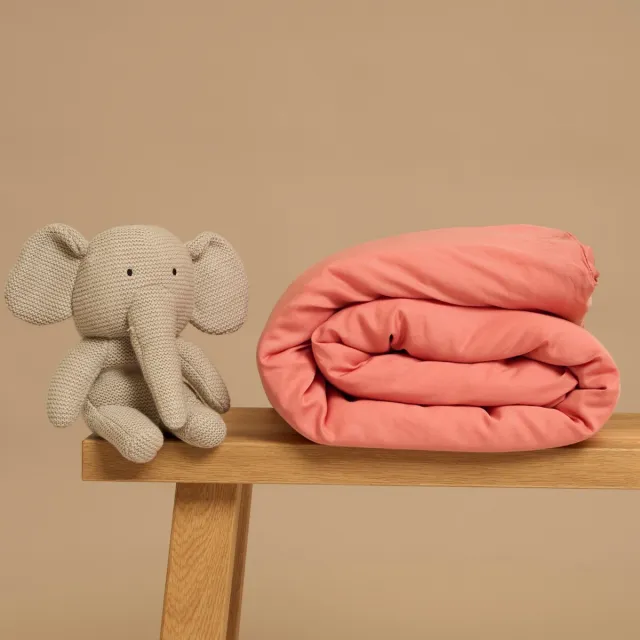 Coco & Cici Kids - TENCEL Twill Dekbedovertrek Blush - 120x150 (zonder kussensloop)