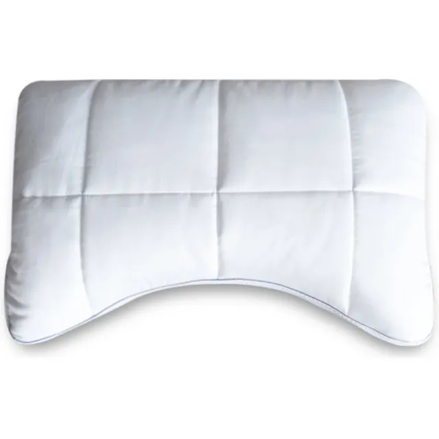 Smartsleepers.nl Sleep-Art Wellness kussen - smartfoam - memoryfoam - nasaschuim - traagschuim - orthopedisch - vermindert nekklachten - 30 dagen proefslapen wit
