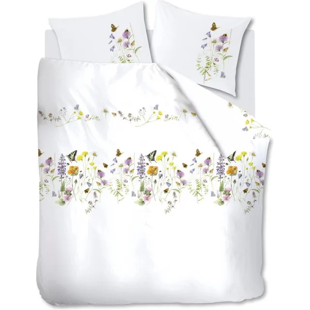 Marjolein Bastin Butterfly Paradise katoenen gebloemd lits-jumeaux dekbedovertrek 240x220 cm - multi, foto 2