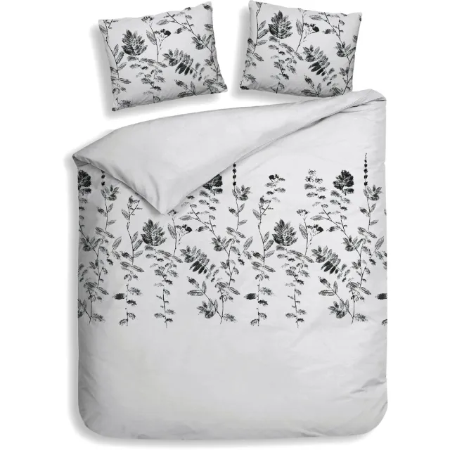 Heckettlane Rocco Dekbedovertrek - Tweepersoons - 200x200/220 cm - Grey