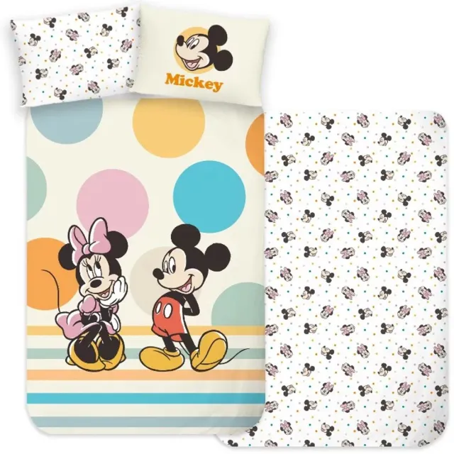 Disney Mickey Mickey Mouse dotts Dekbedovertrek - Katoen Multicolor