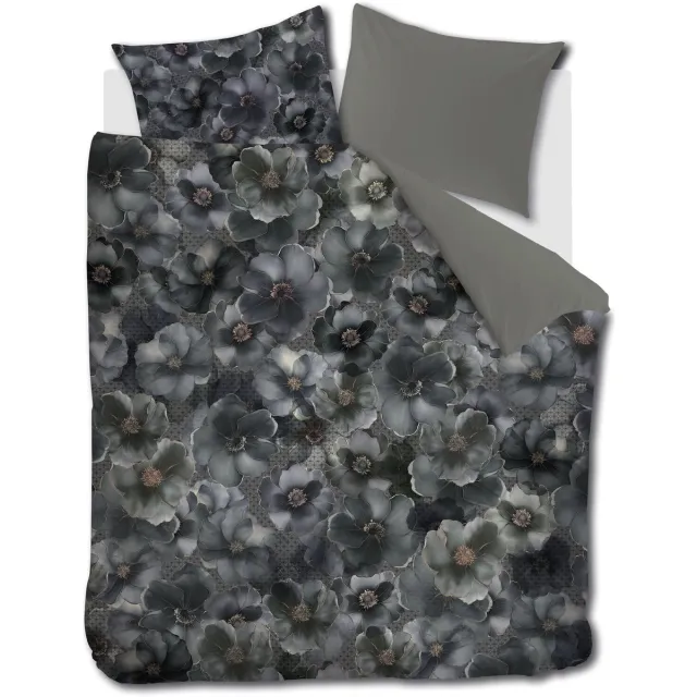 Kardol Decorum dekbedovertrek - Lits-Jumeaux XL - 260 x 200/220 cm - Grijs Groen