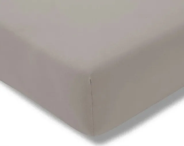 Estella 800 - Hoeslaken - 200 x 200 cm - Fijne jersey - Grijs