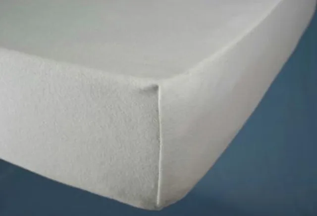 Cevilit Matrasbeschermer molton stretch K370 met hoge hoeken 90/100x200/220 wit
