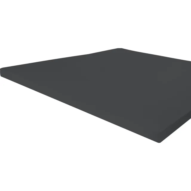 Walra Jersey Hoeslaken Topper - Hoeslaken 90x200 - 100% Katoen - Antraciet