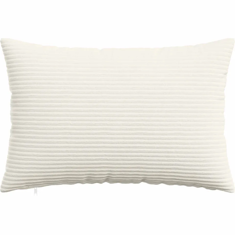 vidaXL Kussensloop 6 st HEERLEN Crèmekleurig 50 x 70 cm corduroy