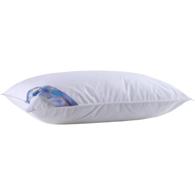 totaalBED Hoofdkussen Isa vezelbolletjes - 60x70 cm - geschikt voor alle slaaphoudingen wit