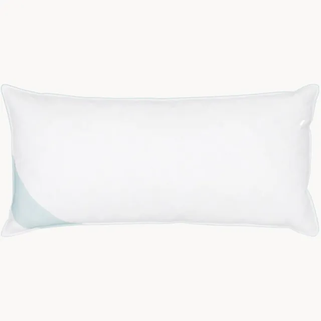 Westwing Collection 3-kamer hoofdkussen Premium, medium Wit