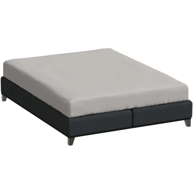 Bella Donna Twijfelaar Hoeslaken Jersey - parelgrijs-0710 120/200-130/220
