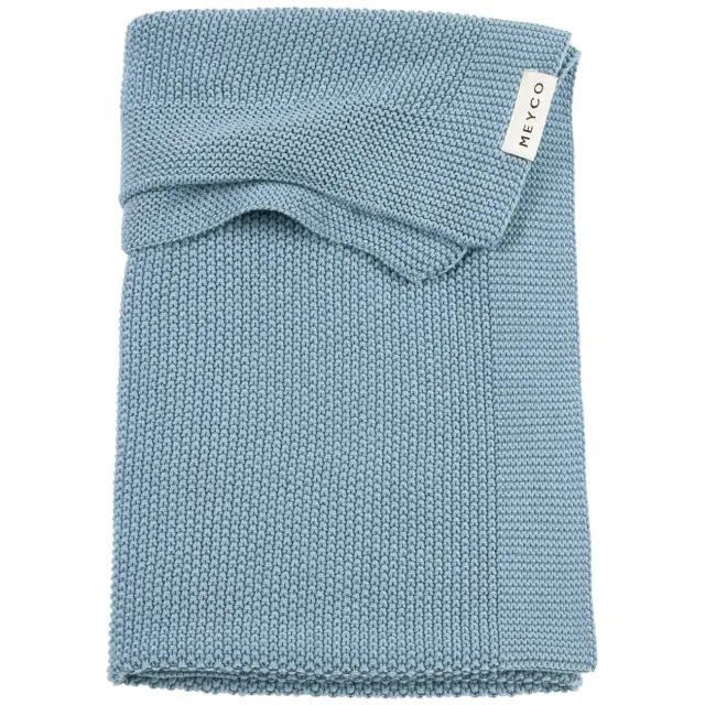 Meyco Mini Relief ledikantdeken jeans blue