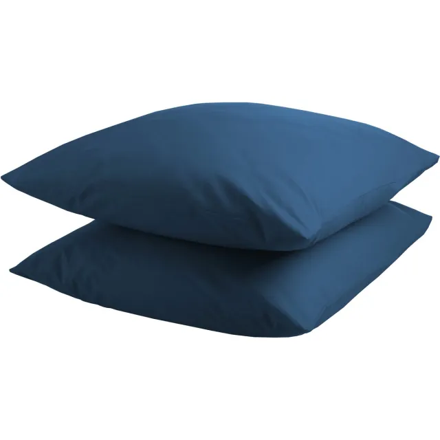 DoubleDry Kussensloop 2 stuks 60x70 cm - blauw