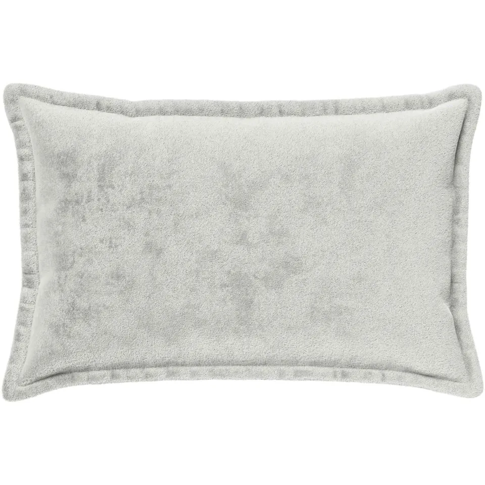 vidaXL Kussensloop 6 st HOUTEN Lichtgrijs 30 x 50 cm Flanel