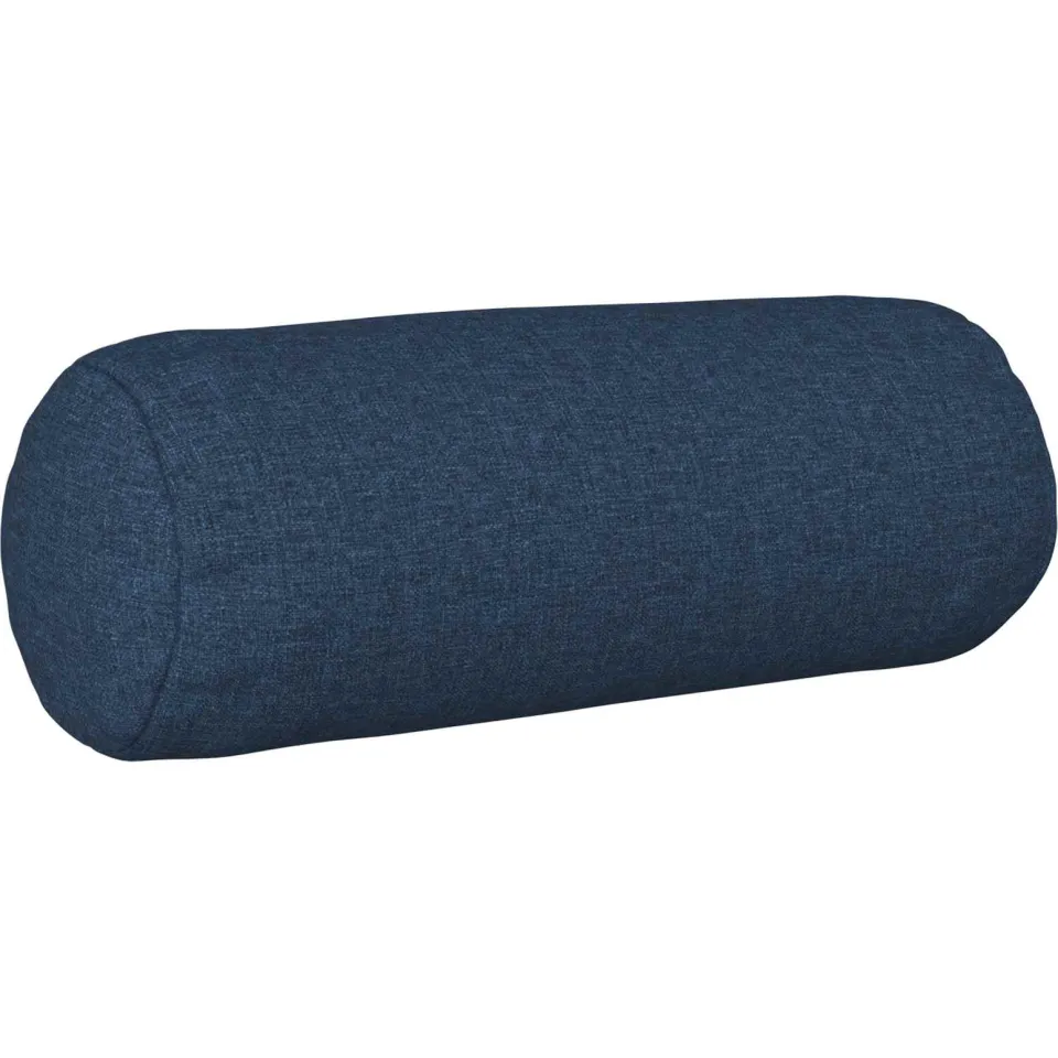 vidaXL Kussensloop 6 st HEERLEN Blauw Dia. 15 x 40 cm Stof