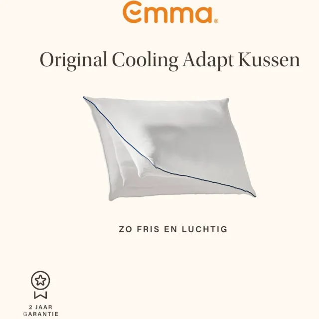 Emma Original Cooling Adapt hoofdkussen wit, foto 2