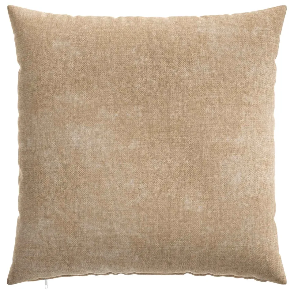 vidaXL Kussensloop 2 st HEERLEN Taupe 55 x 55 cm Chenille Stof