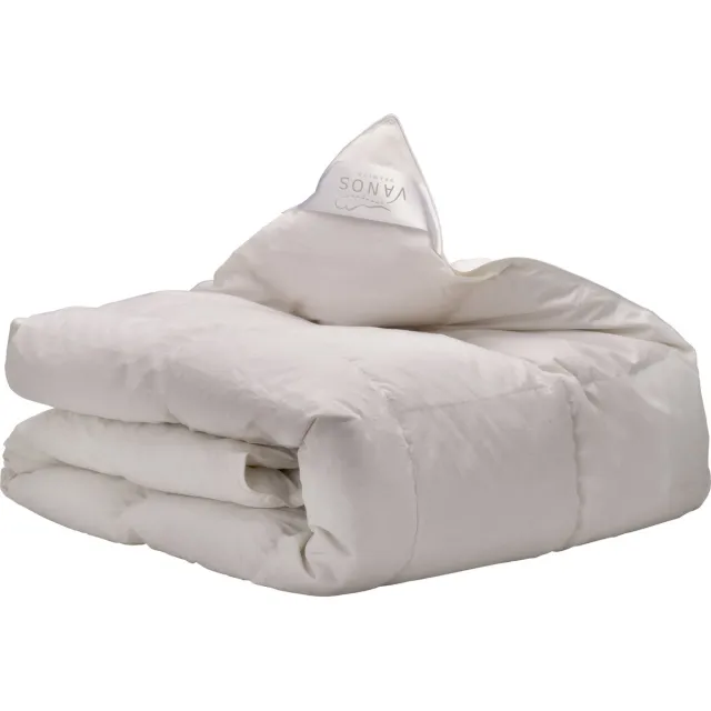 VANOS Premium 4-seizoenen Dekbed 100% Mazurische Ganzendons 140x200 cm Wit