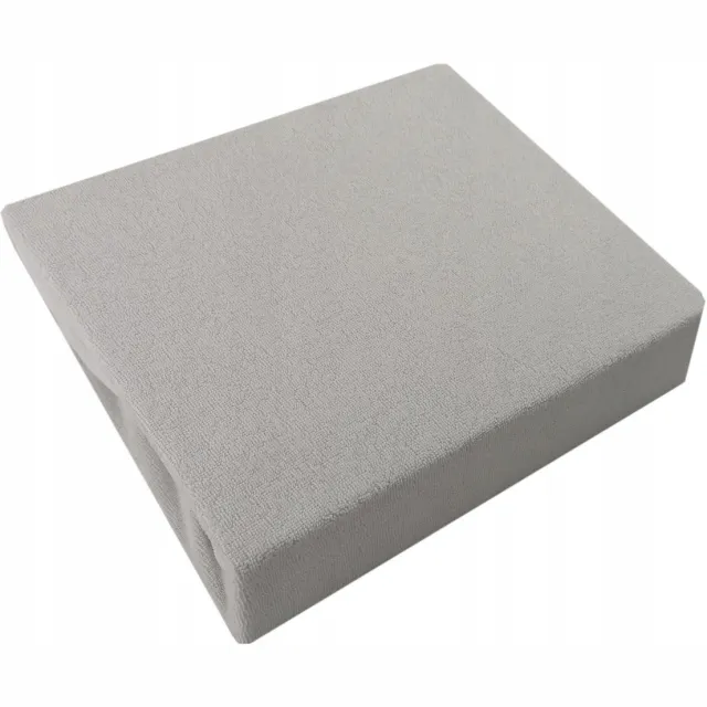 Olka Terry Hoeslaken met Elastiek voor Kinderbedje 140x70 Wit