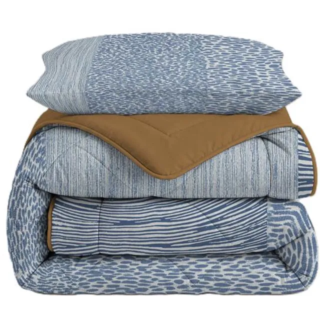 Vellora Mist wasbaar dekbed - Eenpersoons - 140x220 cm - Blauw