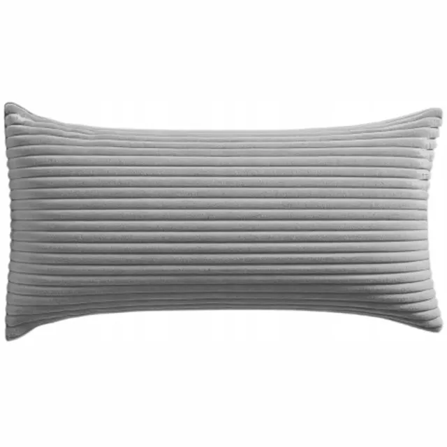 MMO-EURO Martyna Opiełka Decoratieve Kussenhoezen 45x25cm Velours Corduroy Grijs
