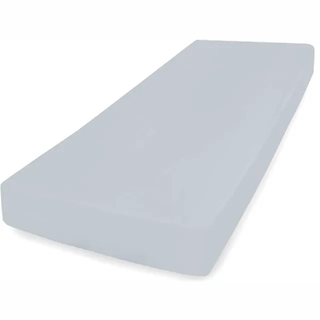 Matex Jersey hoeslaken met elastiek 180x200 cm grijs